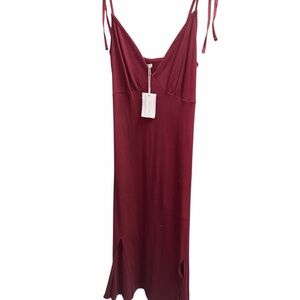 Nordstrom rack xs Elegant Burgundy Slip Dress